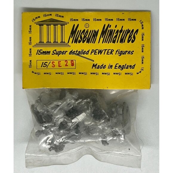 Museum Miniatures 15mm Super Detailed Pewter Figures SE29 Made In England - Picture 1 of 6
